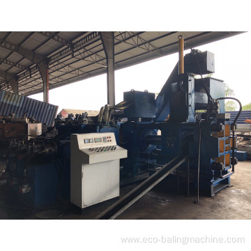 Horizontal Steel Turnings Briquette Machine for Smelting